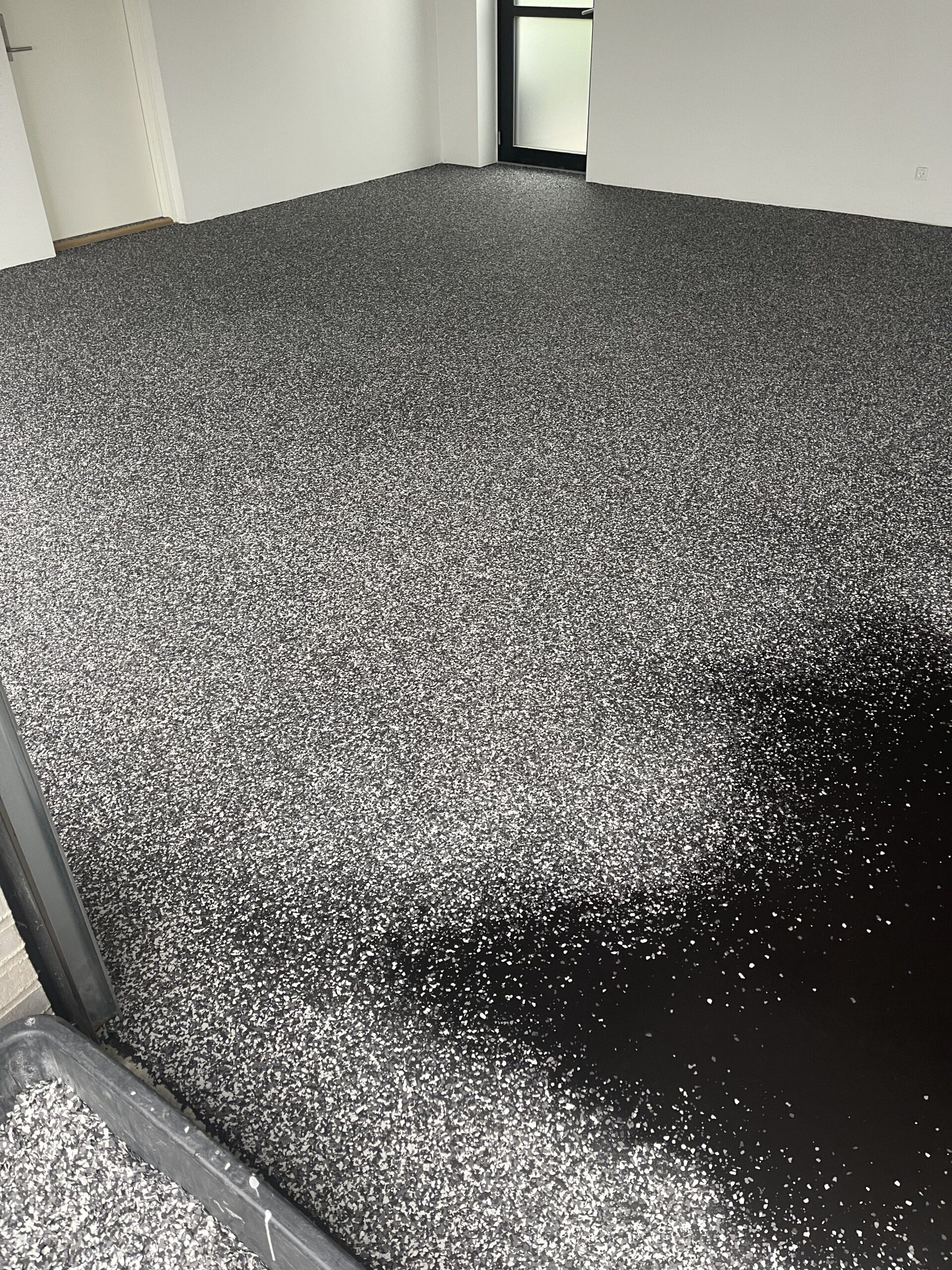 Epoxy gulv med flakes