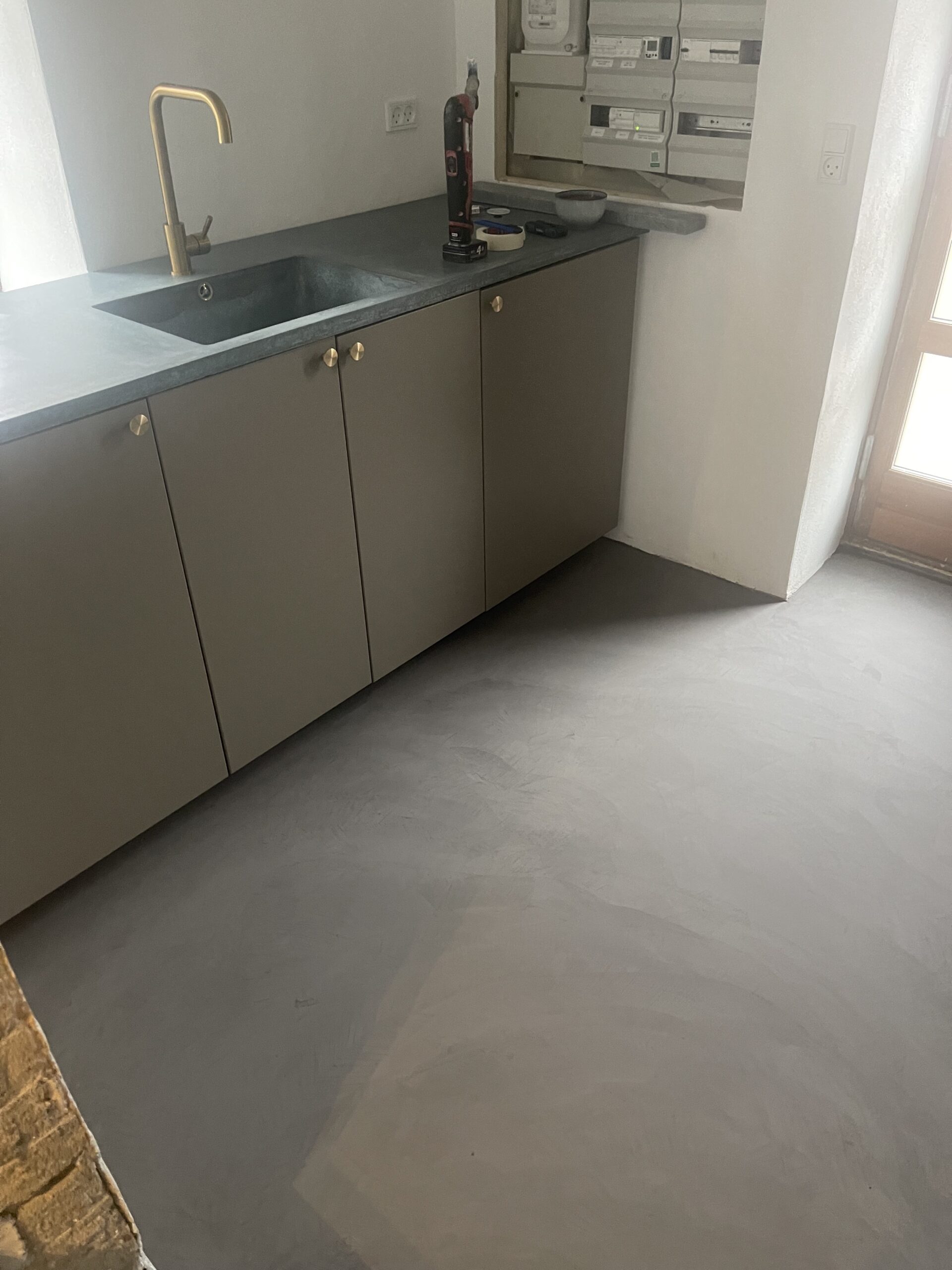 Mikrocement udført i entre
